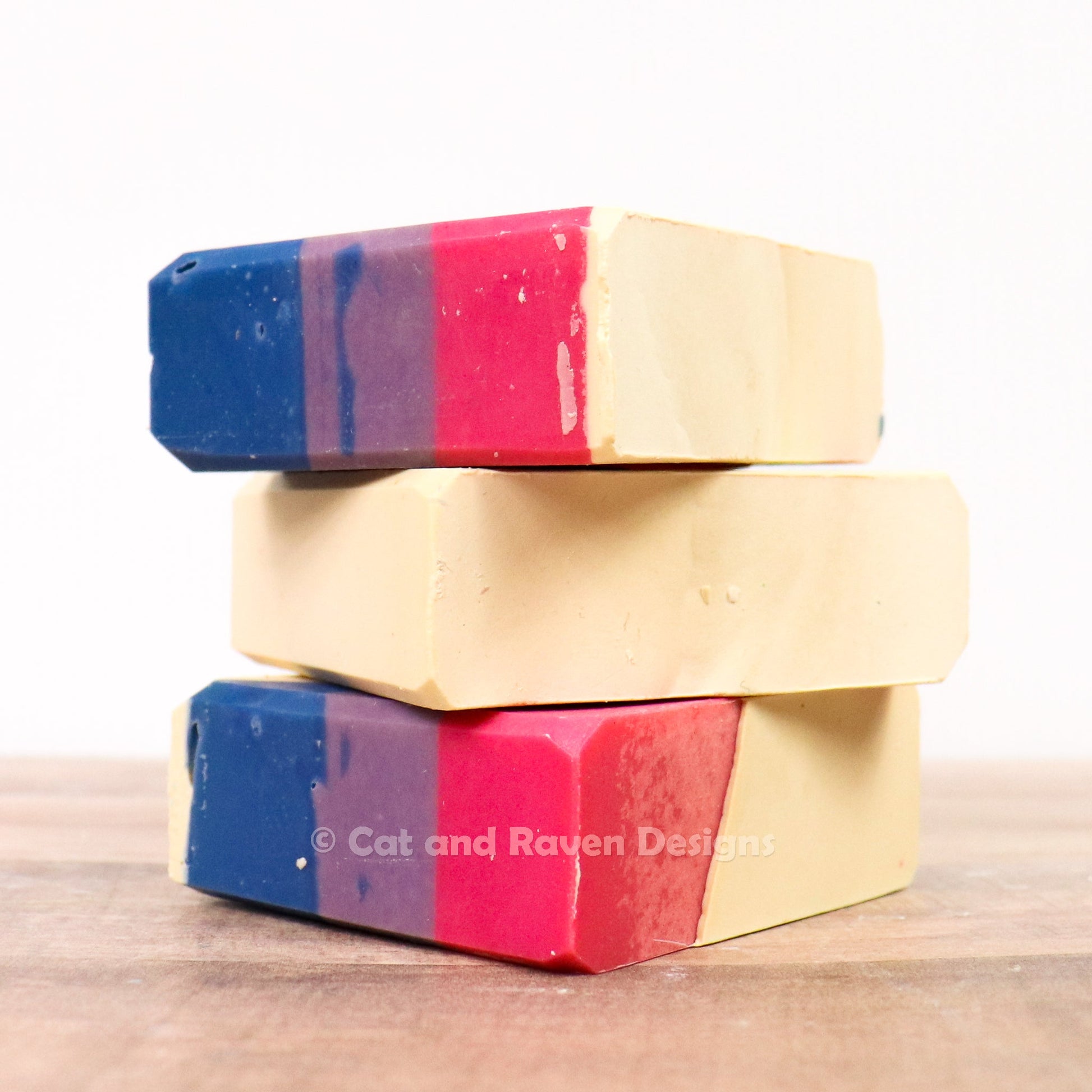 Big Bi Energy (bisexual pride flag) soap