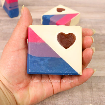 Big Bi Energy (bisexual pride flag) soap