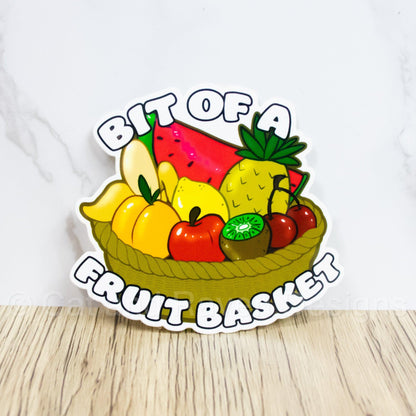 Bit of a Fruit Basket vinyl sticker