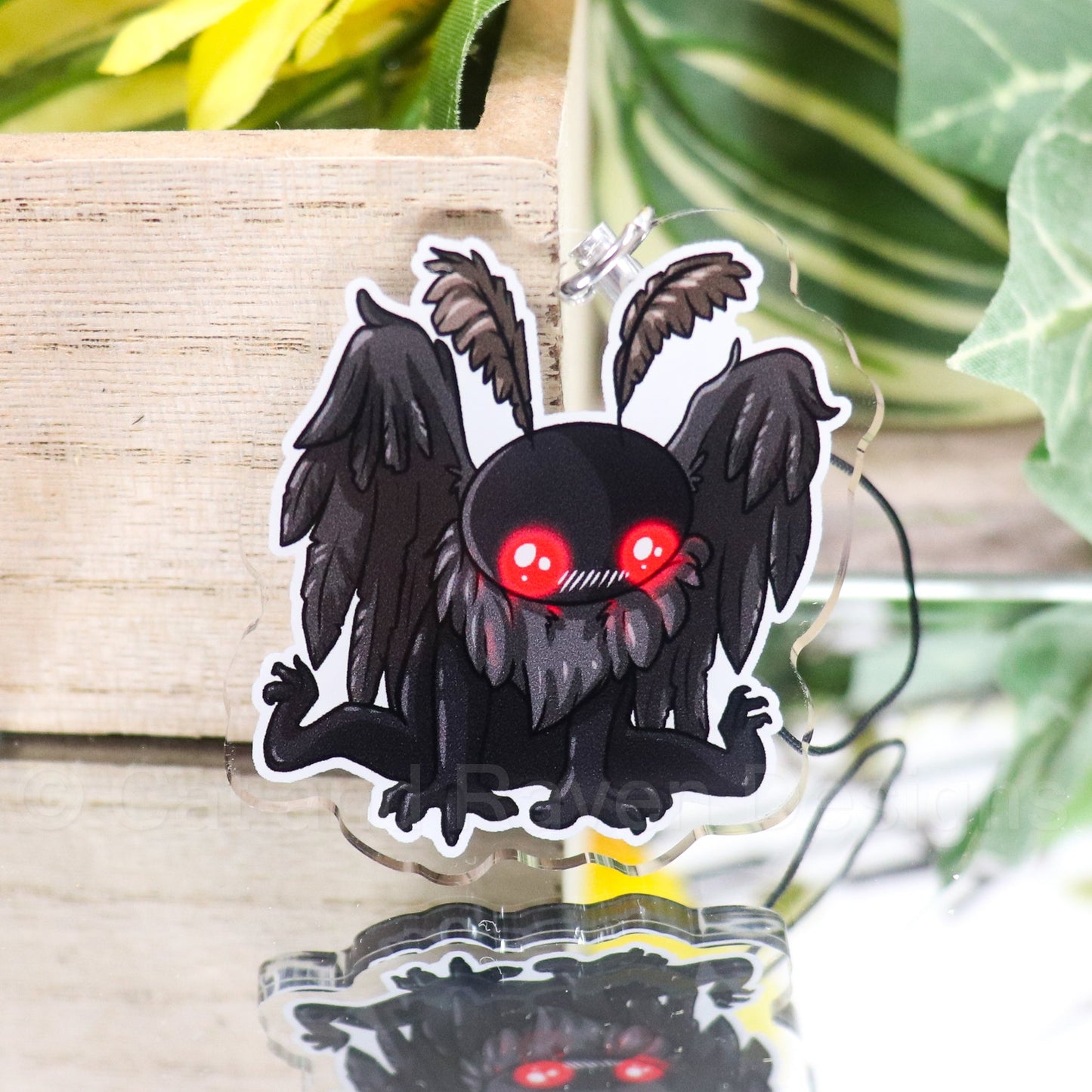 Cryptid Cutie Mothman acrylic charm