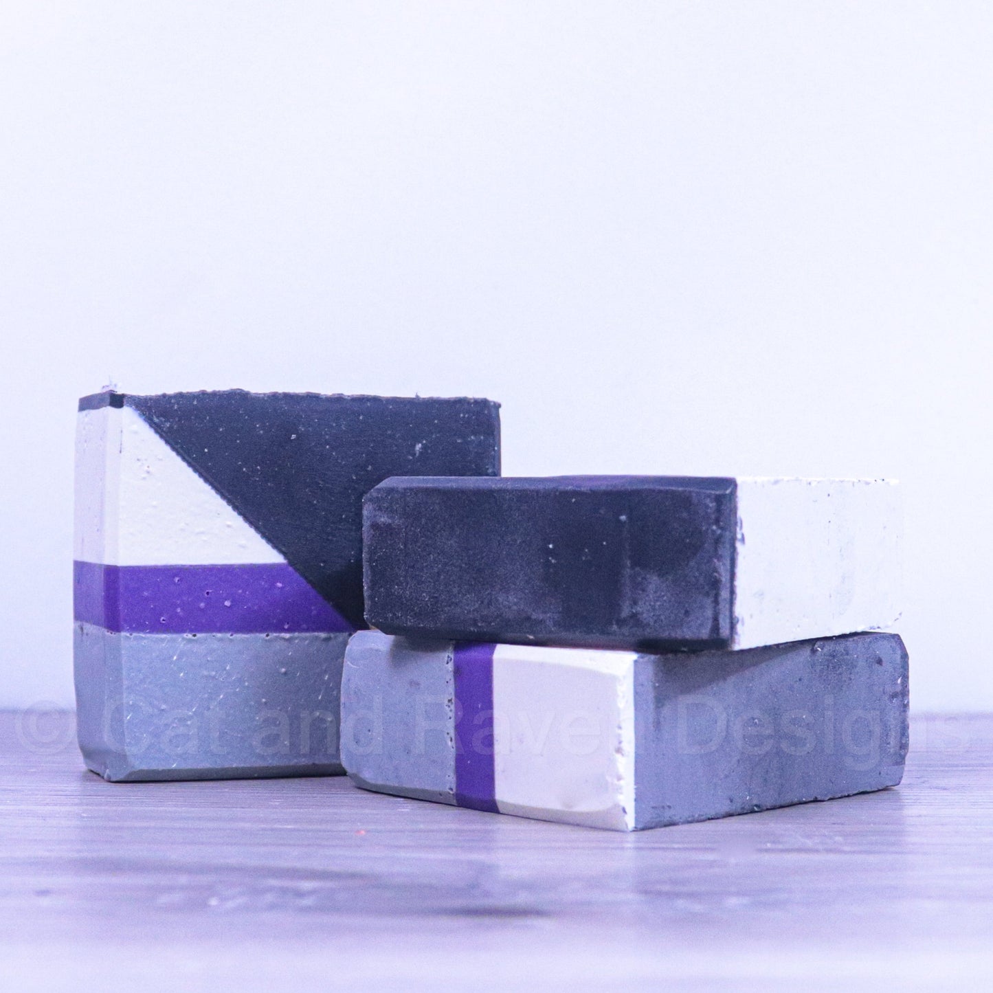 Demi-Deity (demisexual pride flag) soap