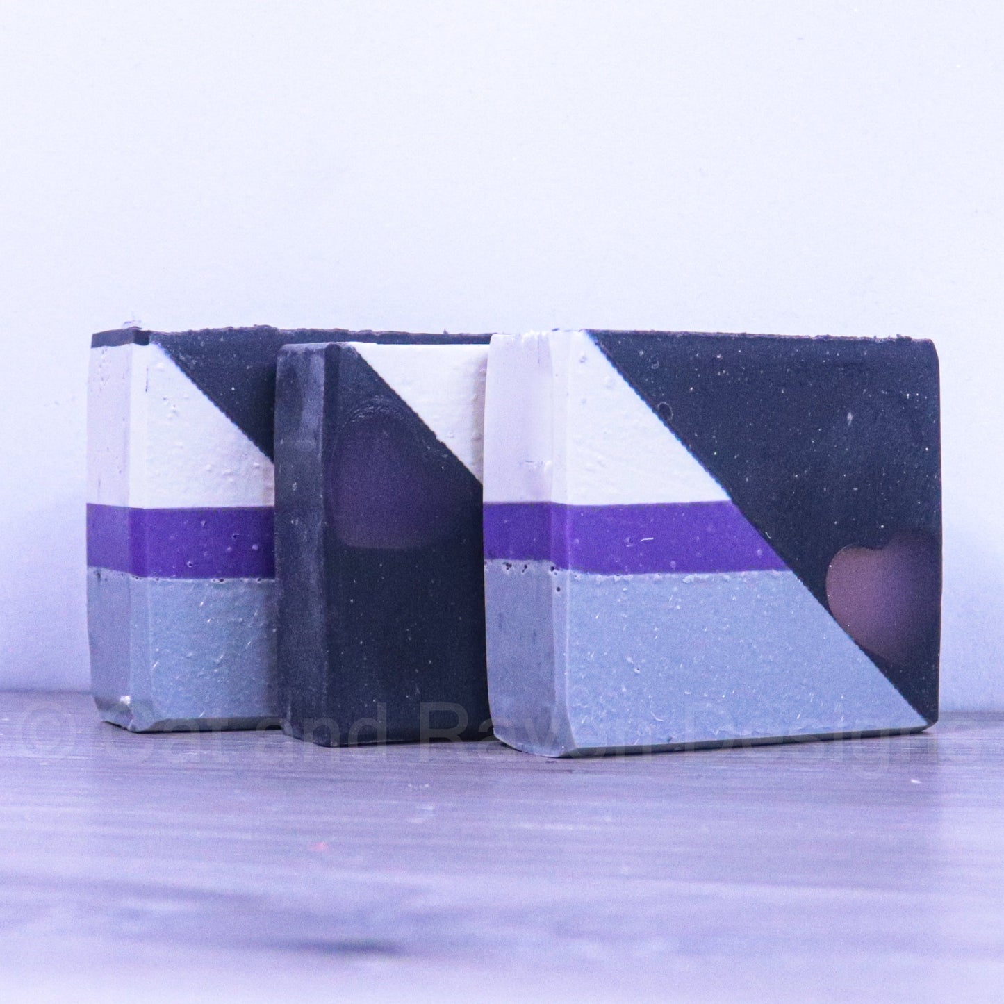 Demi-Deity (demisexual pride flag) soap