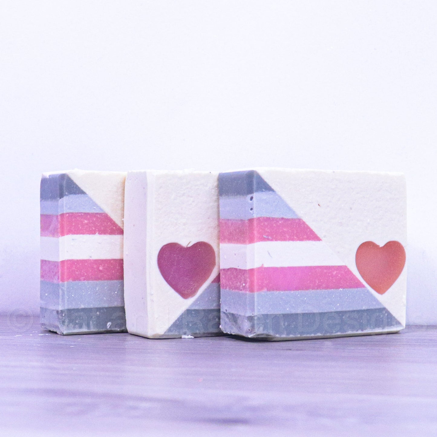 Demi Goddess (demigirl pride flag) soap