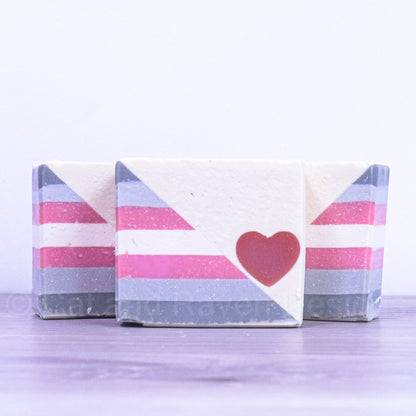 Demi Goddess (demigirl pride flag) soap