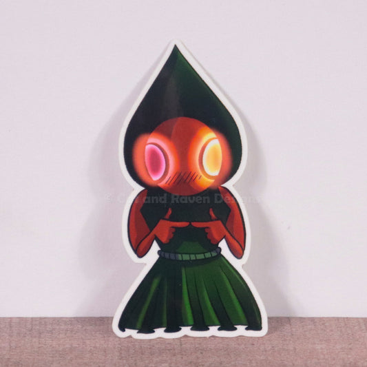 Flatwoods Monster Cryptid cuties vinyl stickers