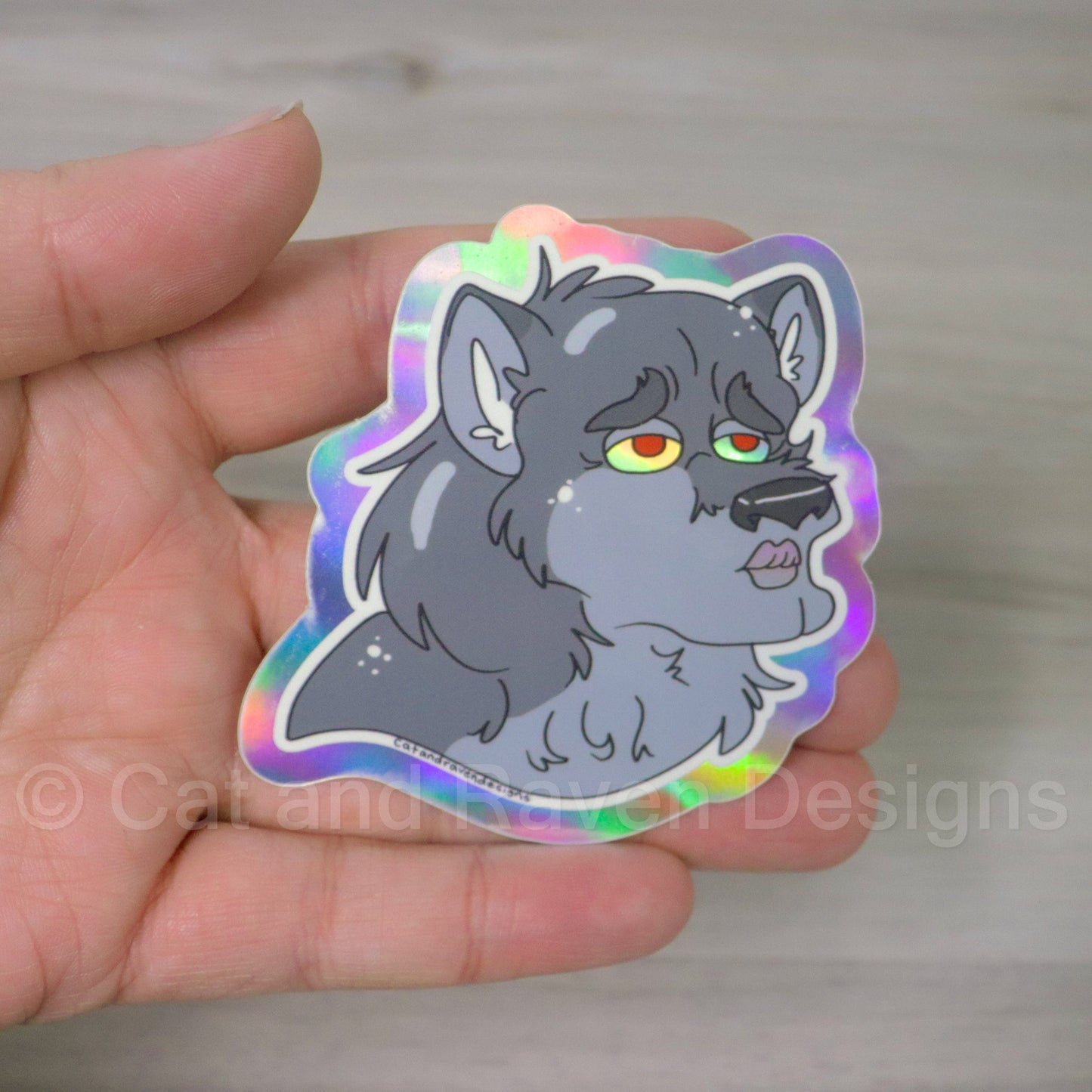 Handsome Werewolf Cryptid cuties vinyl stickers