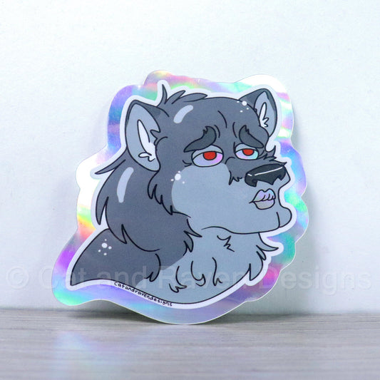 Handsome Werewolf Cryptid cuties vinyl stickers