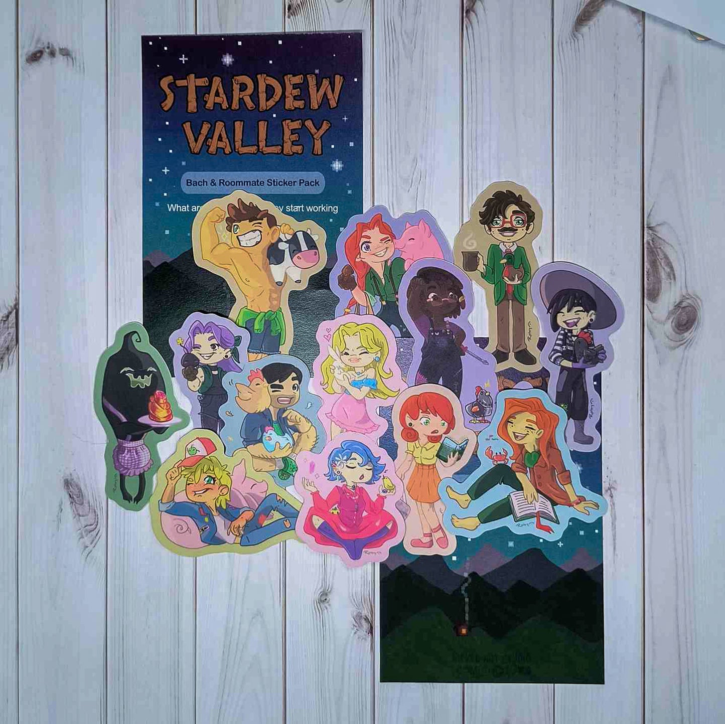 Stardew Valley Bach Sticker Pack