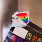 Soapy Buddy LGBTQ+ Pride Flag magnet