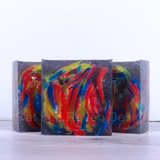 Space Worms glycerin soap