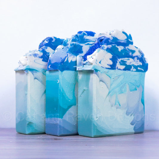 Ice Palace frosted soap