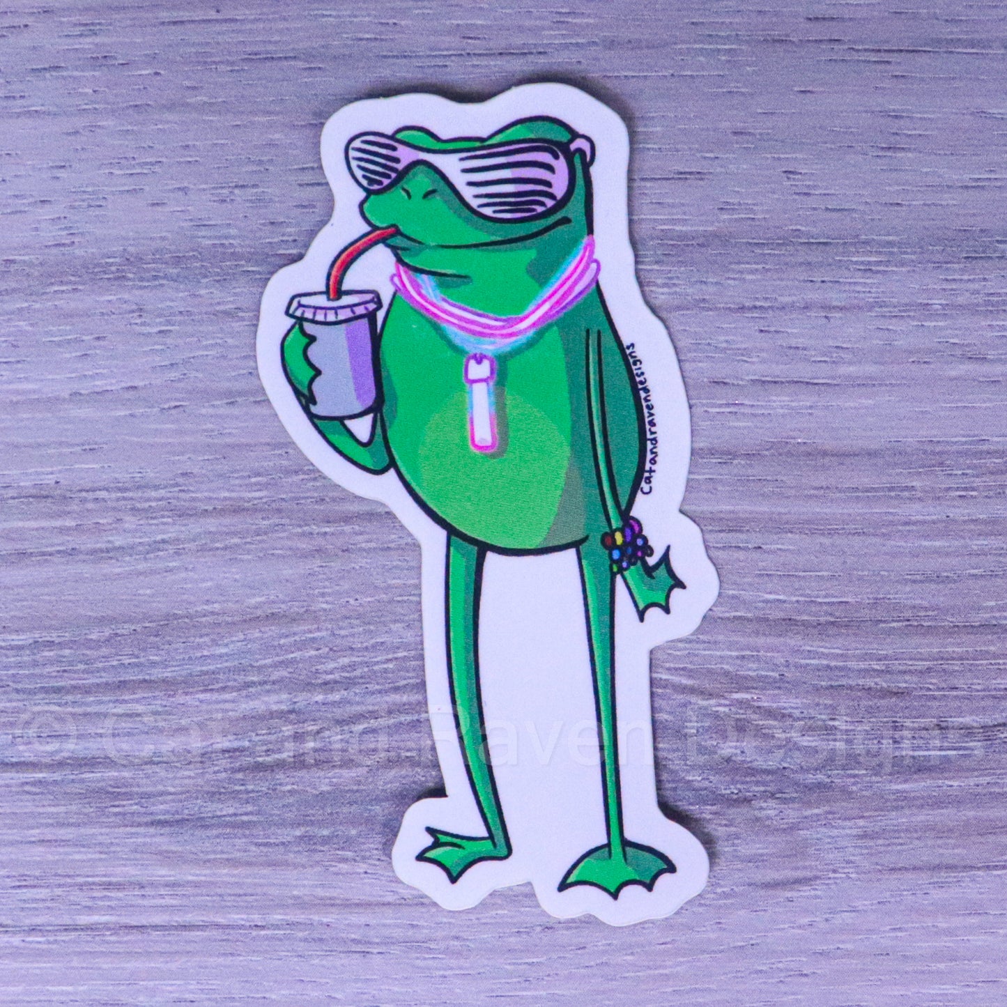 Loveland Frogman Cryptid cuties vinyl stickers