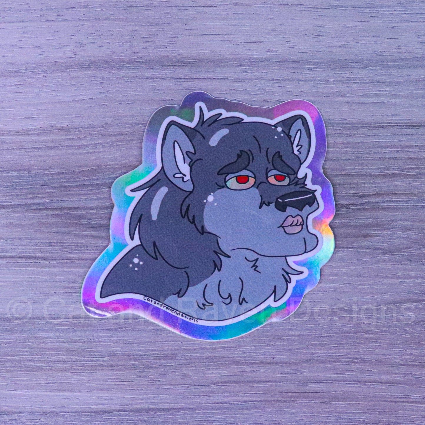 Handsome Werewolf Cryptid cuties vinyl stickers