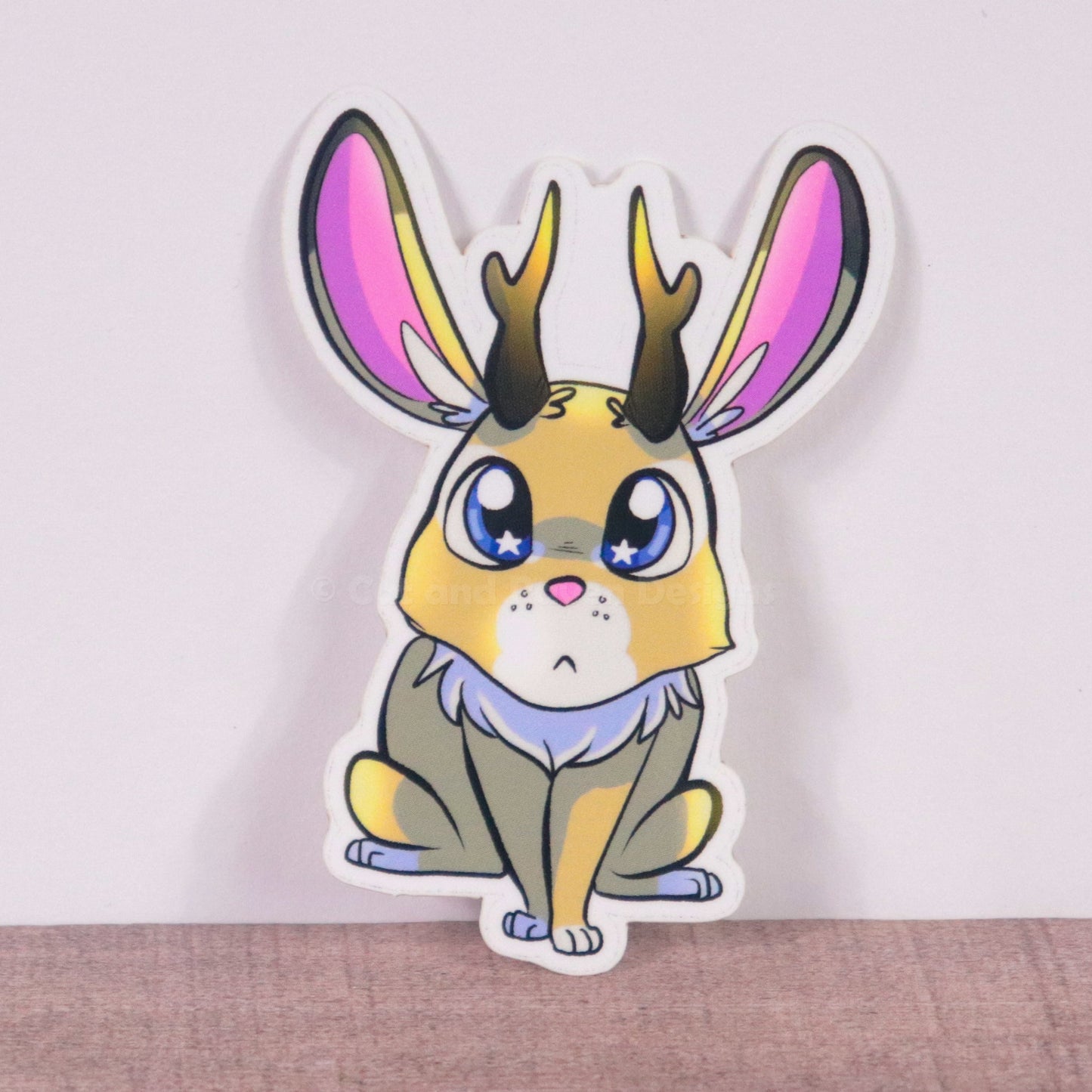 Jackalope Cryptid cuties vinyl stickers