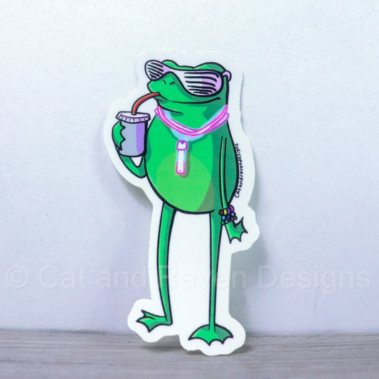 Loveland Frogman Cryptid cuties vinyl stickers