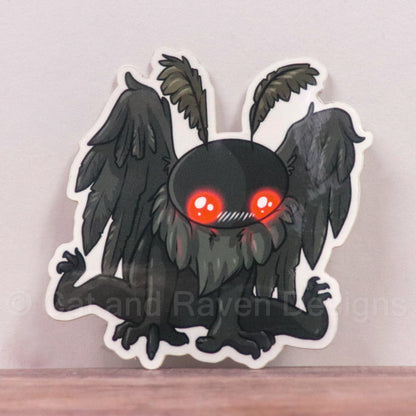 Mothman Cryptid cuties vinyl stickers