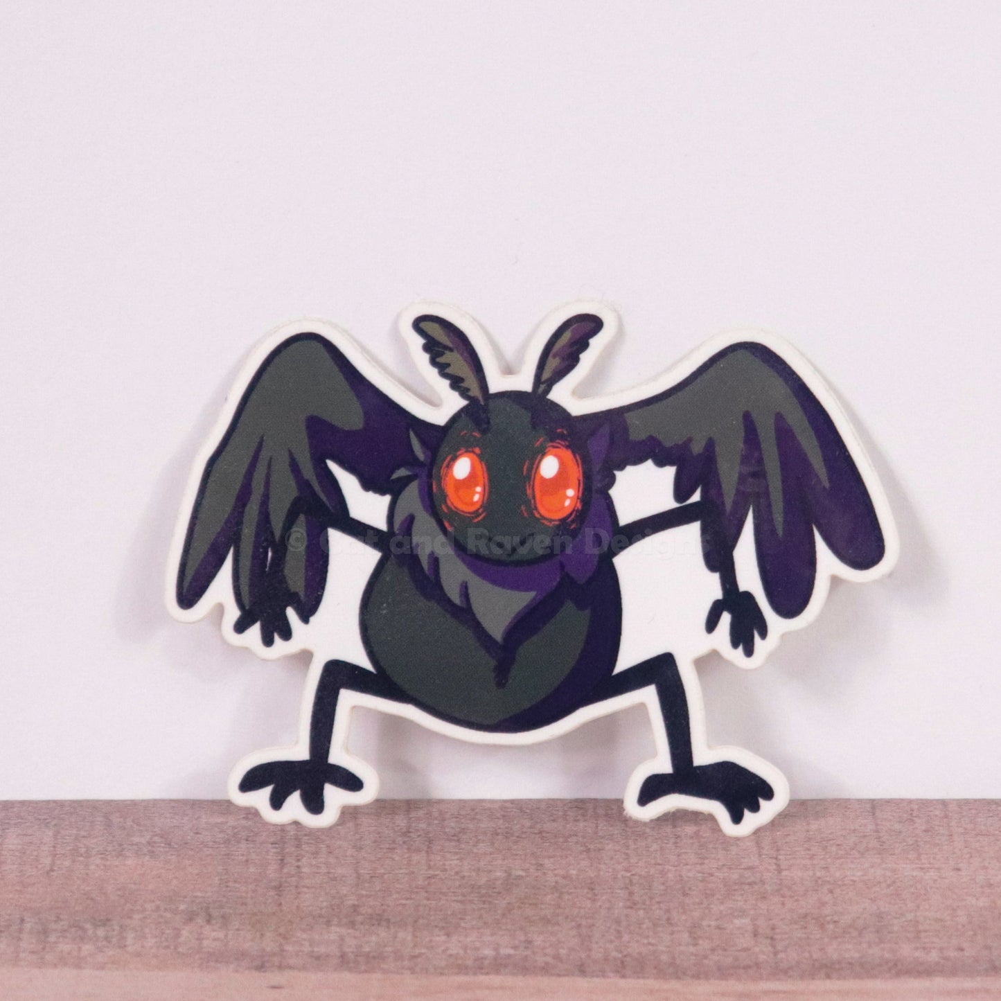 Mothman Greeting vinyl stickers