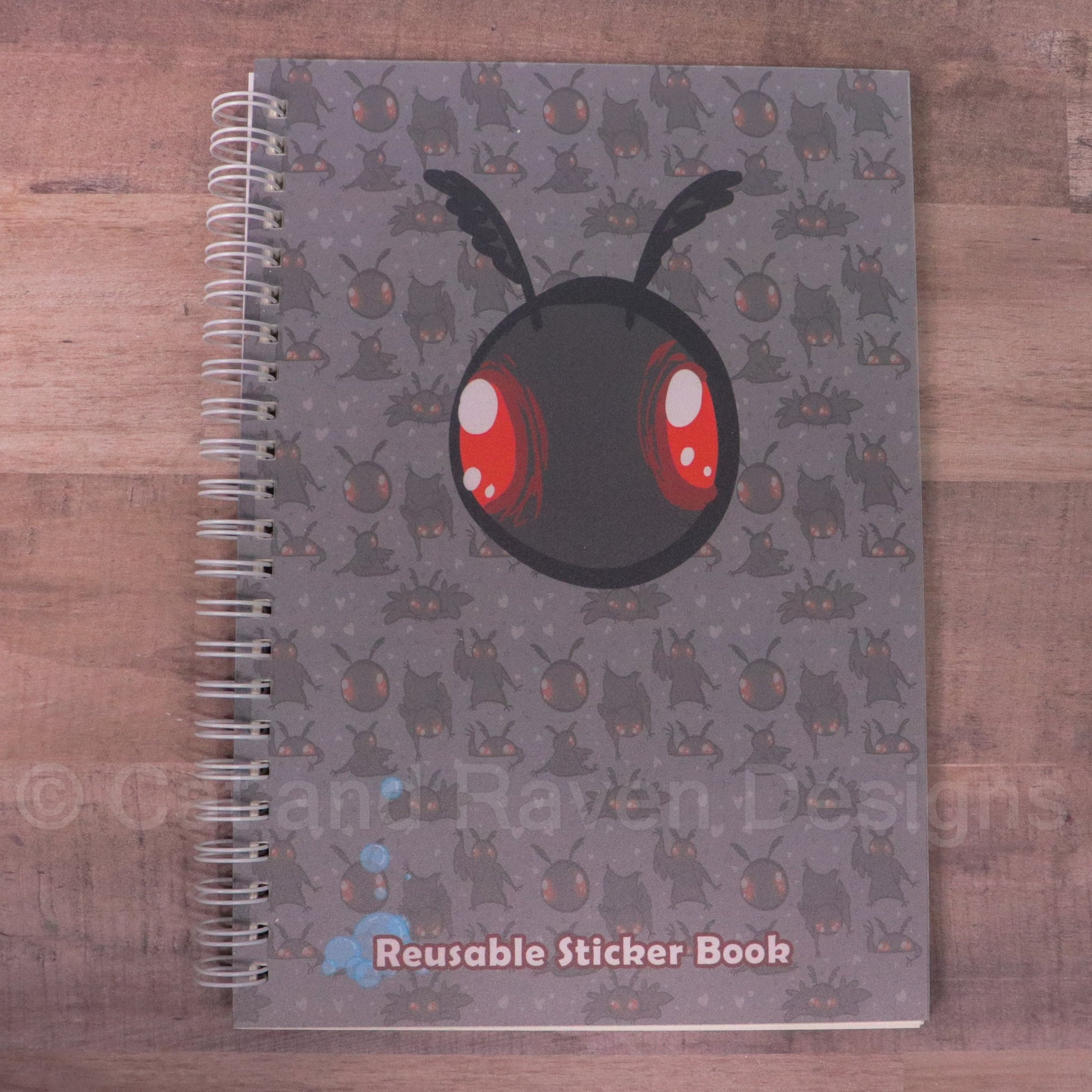 Mothman reusable sticker book