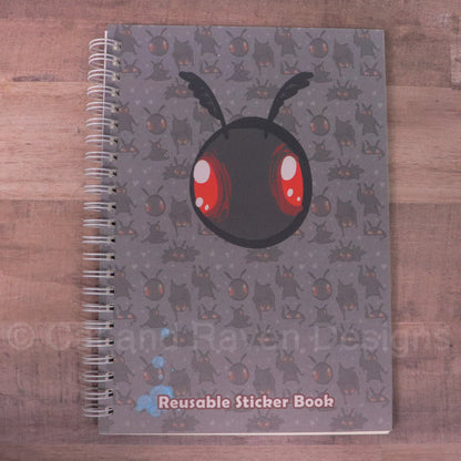 Mothman reusable sticker book