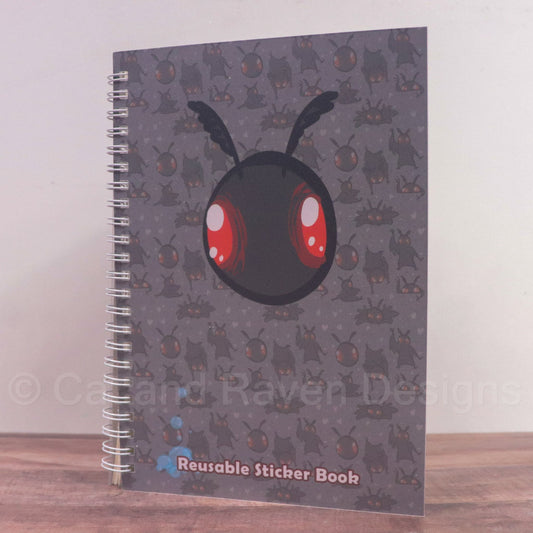 Mothman reusable sticker book