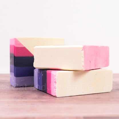 Omni nom-nom (omnisexual pride flag) soap