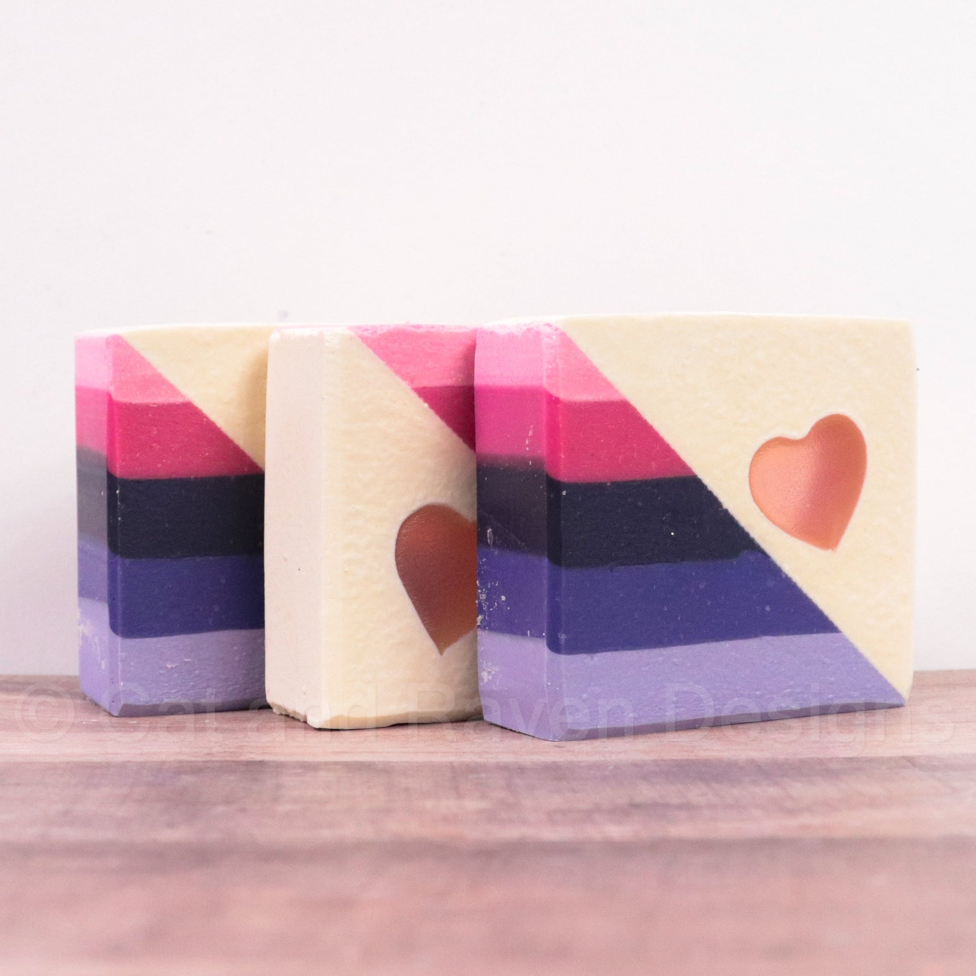 Omni nom-nom (omnisexual pride flag) soap