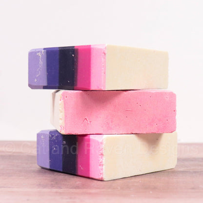 Omni nom-nom (omnisexual pride flag) soap