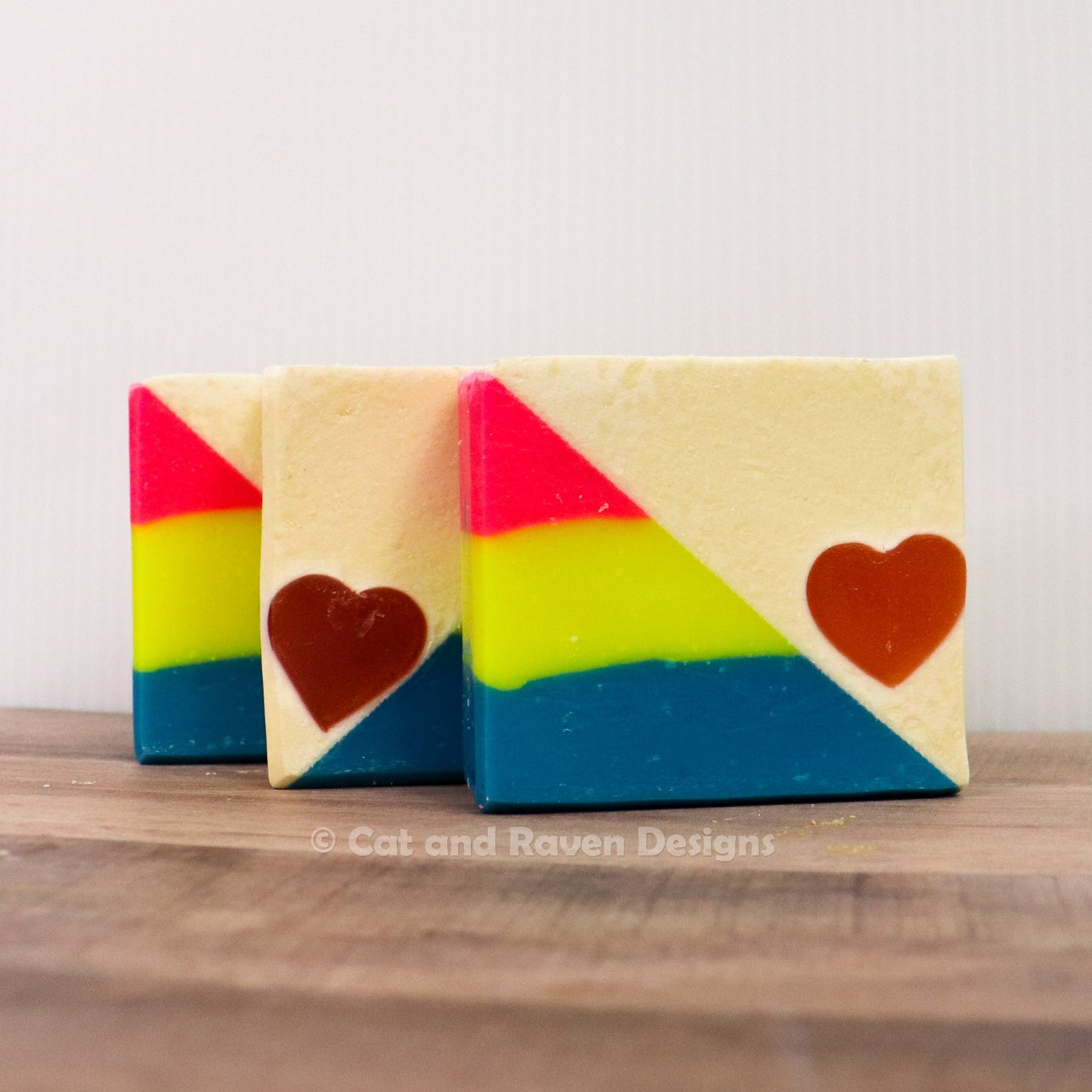 PANdemonium (pansexual pride flag) soap