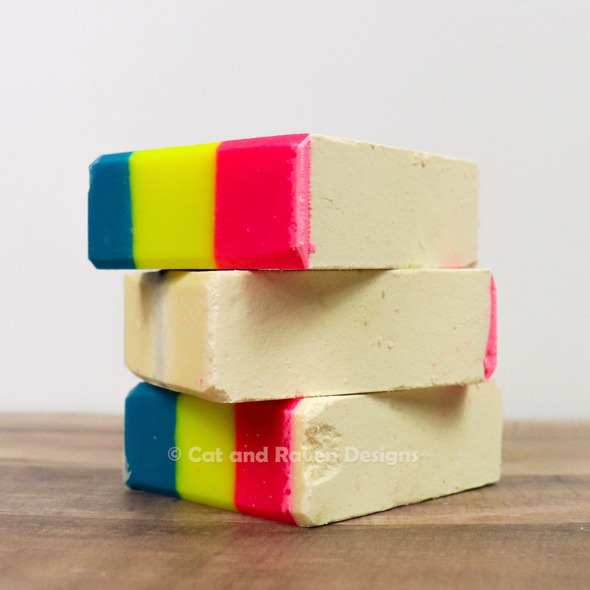 PANdemonium (pansexual pride flag) soap