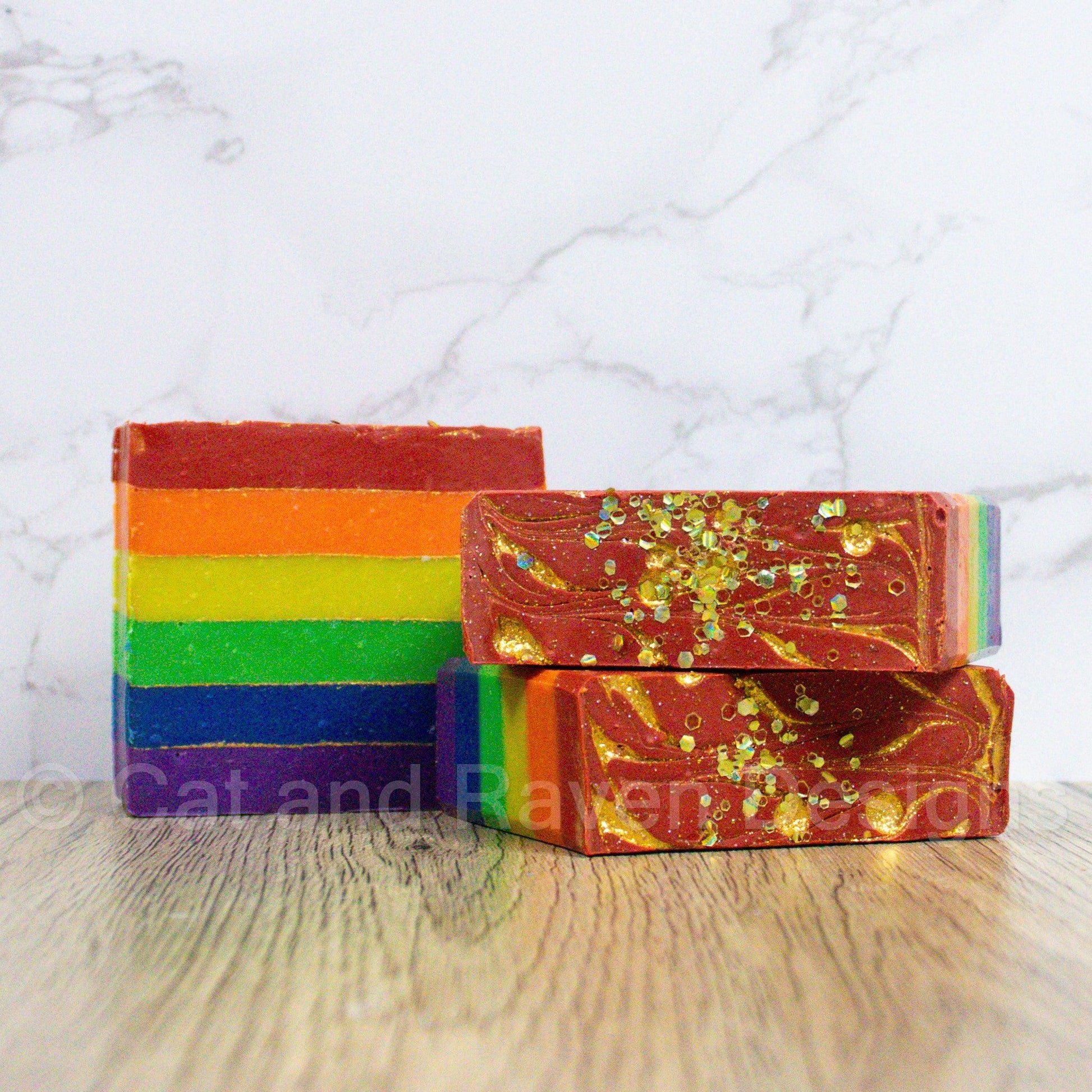 Pride (gay pride flag) soap