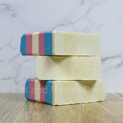 This Is Me (transgender pride flag) soap