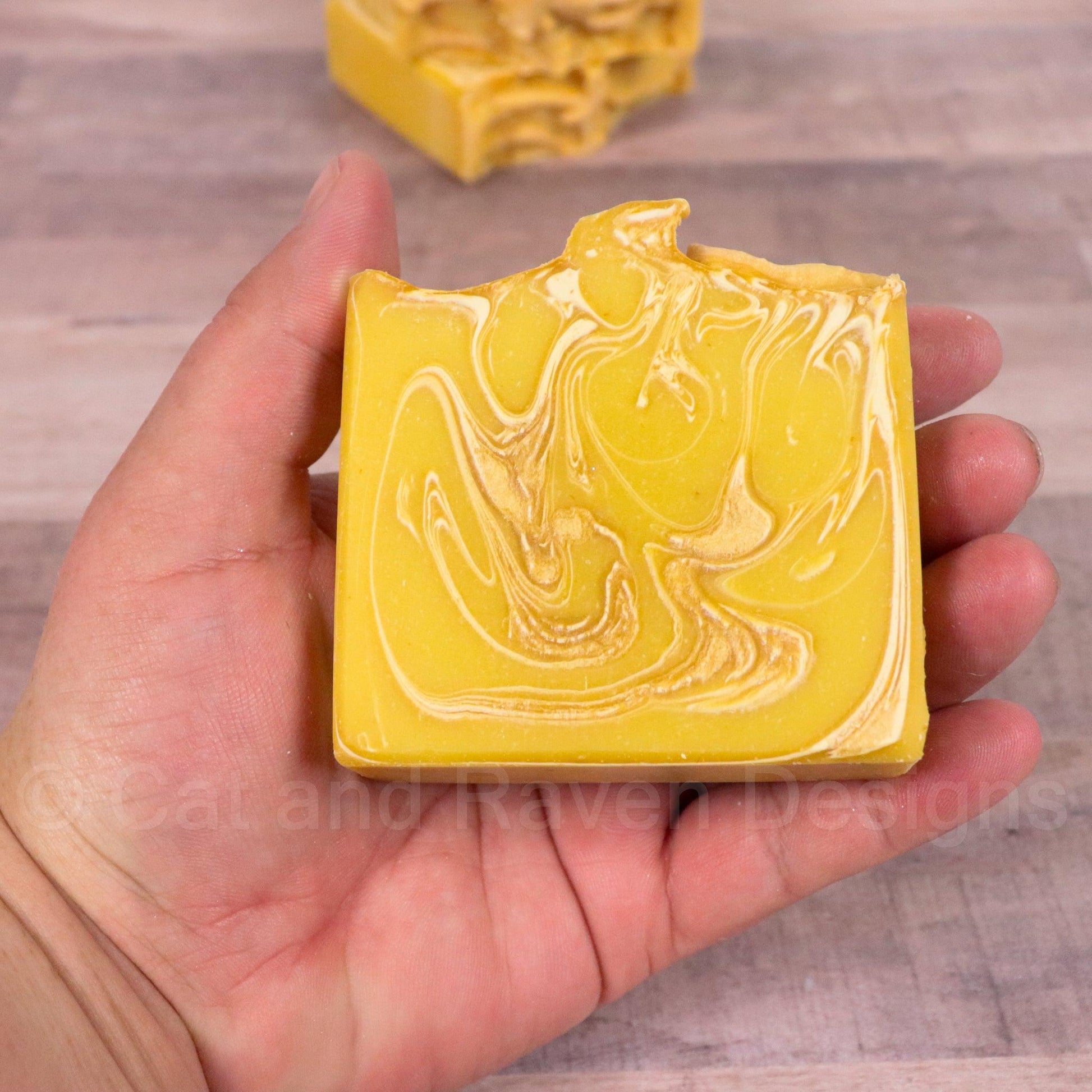 Turmeric Swirl soap