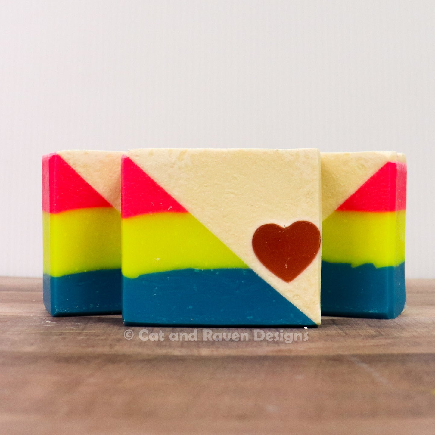 PANdemonium (pansexual pride flag) soap
