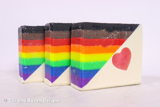 All Together Now (inclusive pride flag) soap
