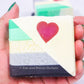 Nopeless Romantic (aromantic pride flag) soap