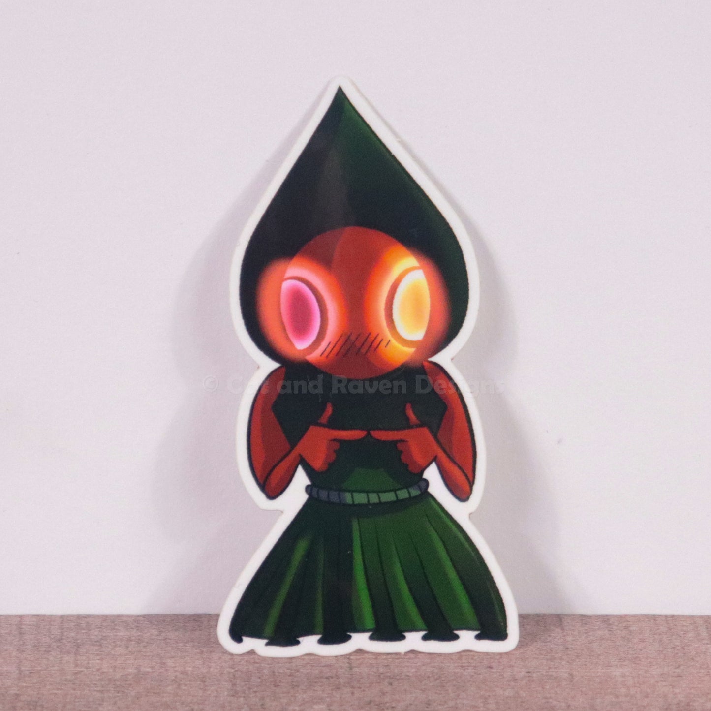 Flatwoods Monster Cryptid cuties vinyl stickers